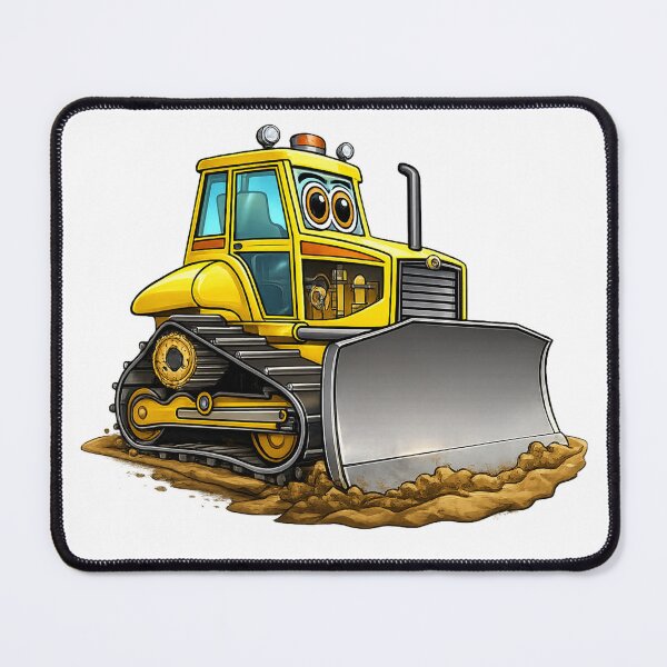 Item preview, Yellow Bulldozer Cartton designed and sold by Scott Hayes.