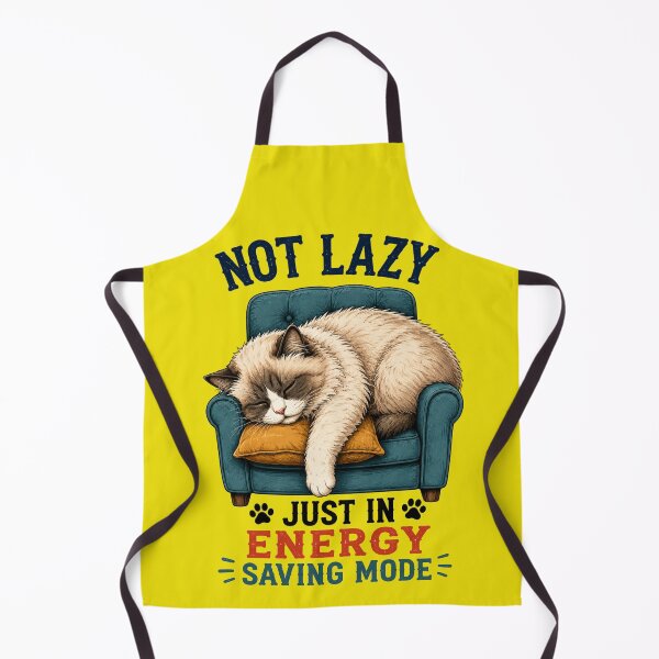 Item preview, Not Lazy Just in Energy Saving Mode – Funny Sleeping Cat T-Shirt | Cozy Cat Lover Gift | Lazy Cat Humor Graphic Tee designed and sold by TeehMeow.