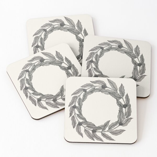 Item preview, Vintage Botanical Wreath Illustration designed and sold by tammist.
