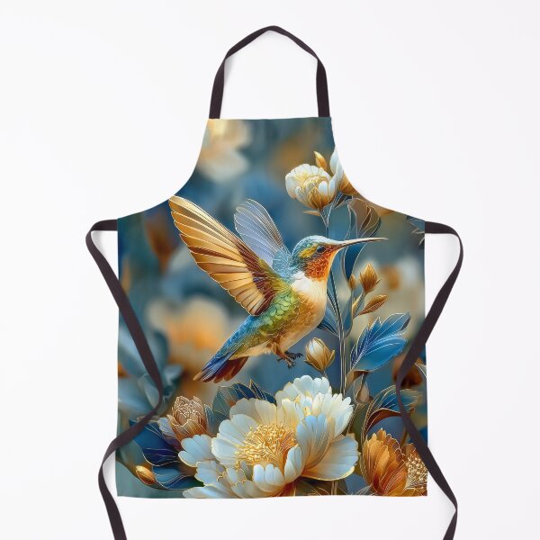 Item preview, Colorful Hummingbird and Flowers Art designed and sold by MargaretWiktor.