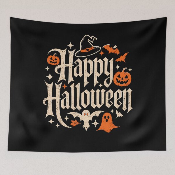 Item preview, Happy Halloween spooky design for festive vibes designed and sold by rafaeltto.