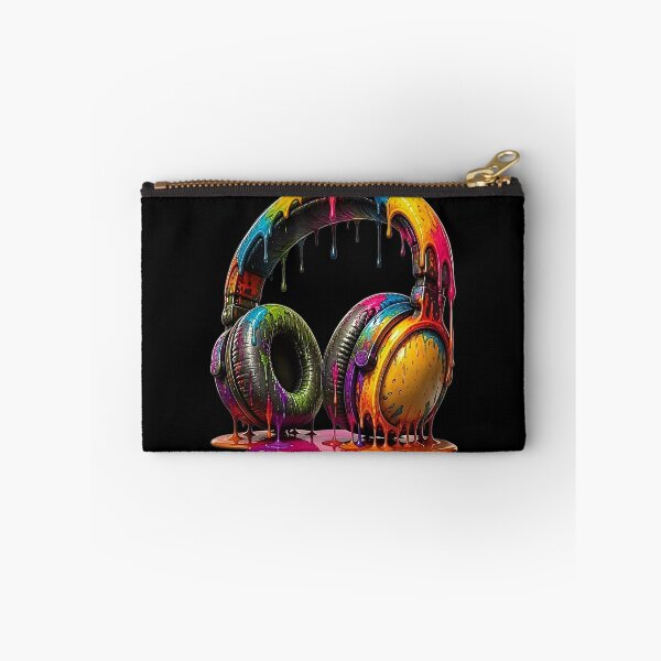 Item preview, Colorful Paint Drip Headphones | Neon Music Lover Art  designed and sold by Wilcox PhotoArt.
