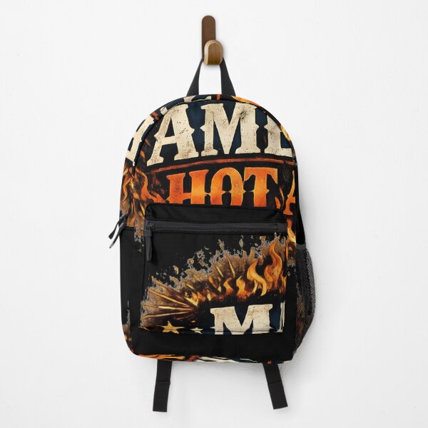 Item preview, Make America Hot Again Fiery Flames Vintage Typography designed and sold by Skotecky.