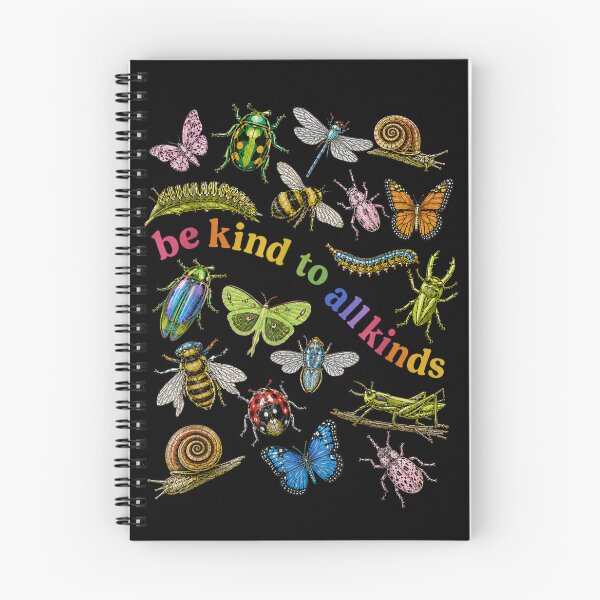 Item preview, Be Kind To All Kinds Vintage Insects Bugs Butterfly Ecology Nature Lover designed and sold by ObukiLantara.