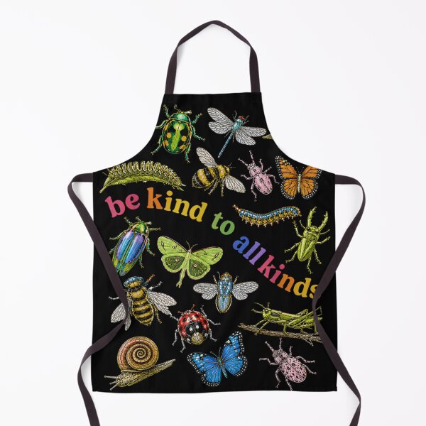 Item preview, Be Kind To All Kinds Vintage Insects Bugs Butterfly Ecology Nature Lover designed and sold by ObukiLantara.