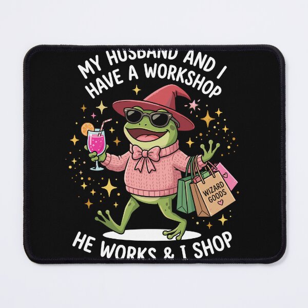 Item preview, My Wife And I Have A Workshop I Work And She Shops Husband Wife Marriage Humor Gift designed and sold by Doodleoub.