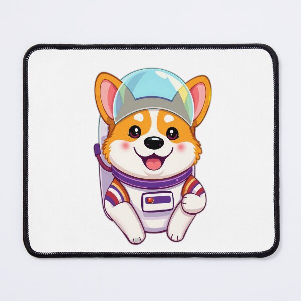 Item preview, Cute Corgi Astronaut Vibrant Illustration designed and sold by Shadow-Stone.