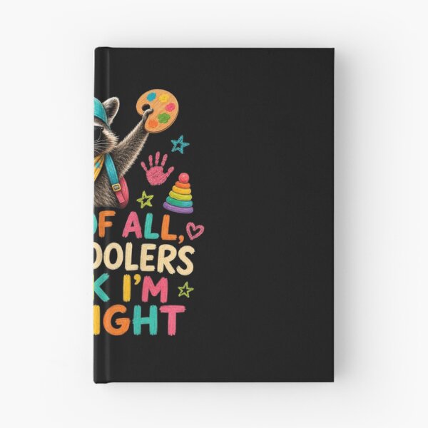 Item preview, First Of All Preschoolers Think I Am A Delight Raccoon Preschool Teacher designed and sold by ObukiLantara.