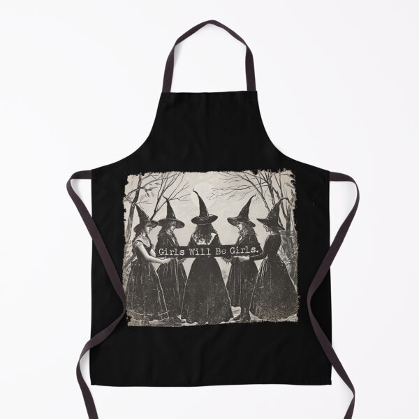 Item preview, Girls Will Be Girls Witch Aesthetic | Vintage Gothic Feminist Halloween Design designed and sold by Gbriel3.