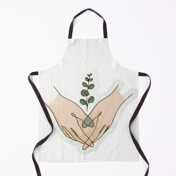 Item preview, Minimalist Hands And Botanical Line Art T-Shirt designed and sold by Zahho.