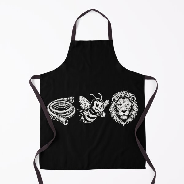 Item preview, Funny Hose Bee Lion Visual Rebus Pun Hosebee Lion Hilarious Quote designed and sold by ObukiLantara.