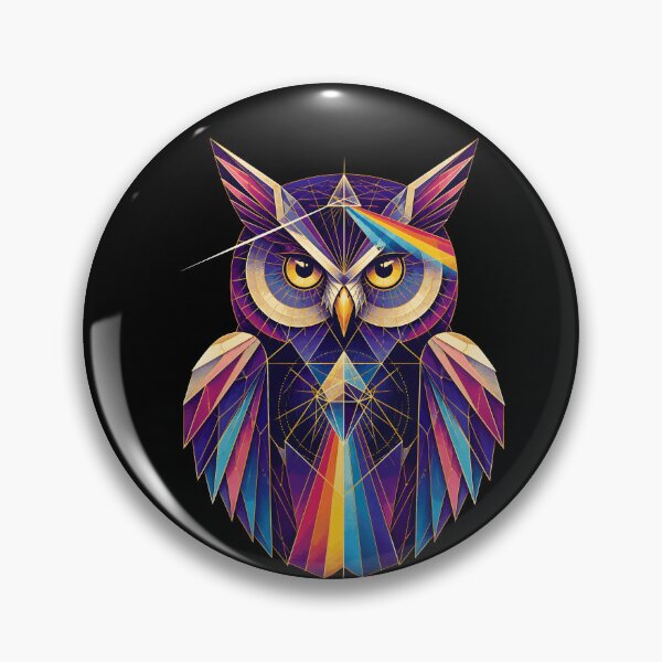 Item preview, Spectral Owl Prism and Optics Illustration designed and sold by BoyleDesignShop.