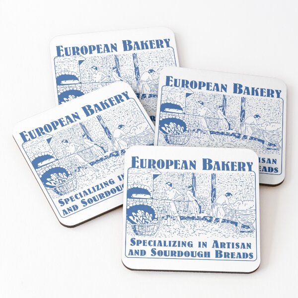 Item preview, European Bakery Artisan Sourdough Woodcut Art Logo designed and sold by LuislpArt.