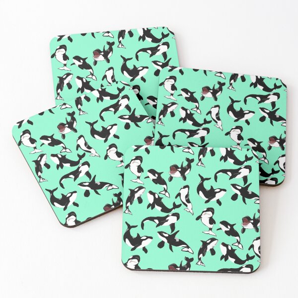 Item preview, Orca Party in Teal designed and sold by She’s The Boss.
