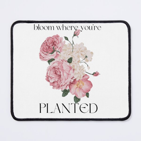 Item preview, bloom where you are planted floral illustration designed and sold by introvertarts.