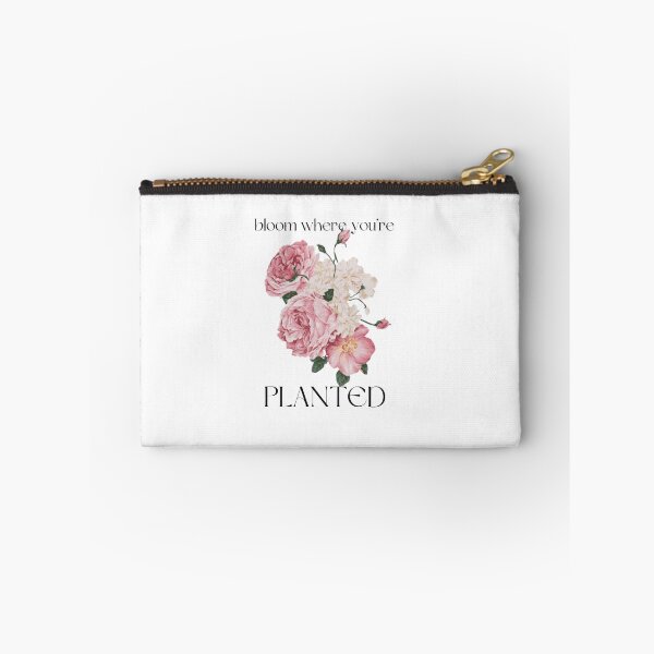 Item preview, bloom where you are planted floral illustration designed and sold by introvertarts.