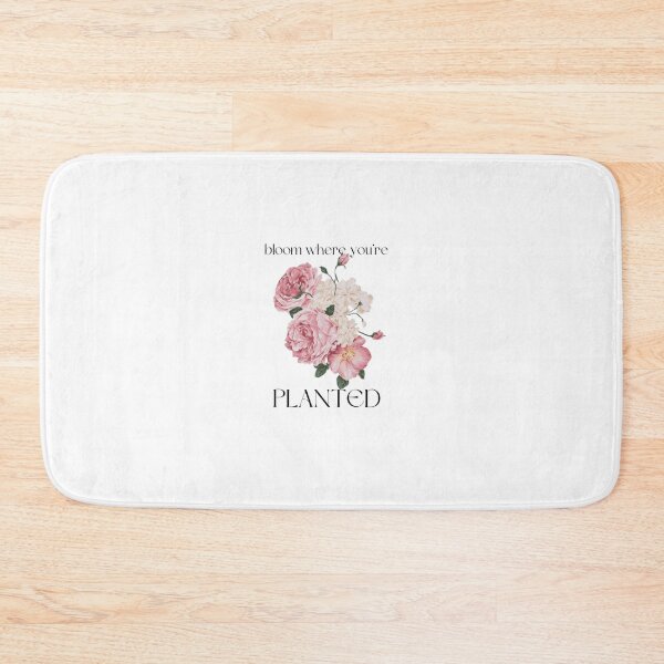 Item preview, bloom where you are planted floral illustration designed and sold by introvertarts.