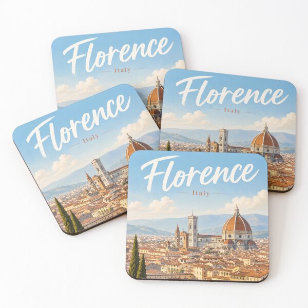 Item preview, Florence Italy Travel Poster designed and sold by Sasas Design.