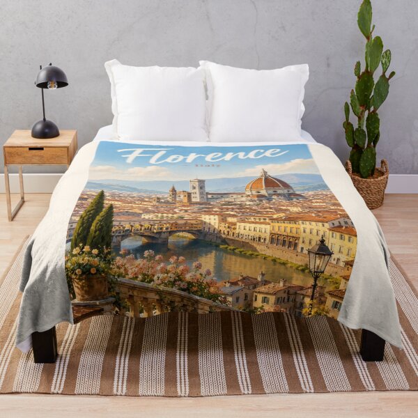 Item preview, Florence Italy Travel Poster designed and sold by Sasas Design.