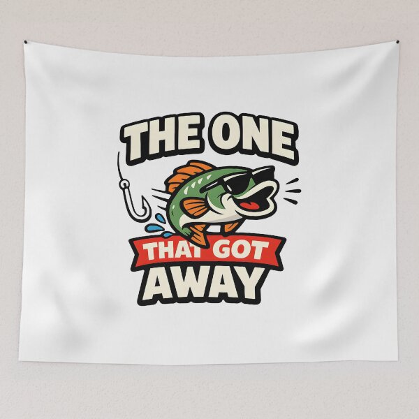 Item preview, The One That Got Away – Funny Fish Sunglasses Fishing Humor Retro Gift designed and sold by Artycom.