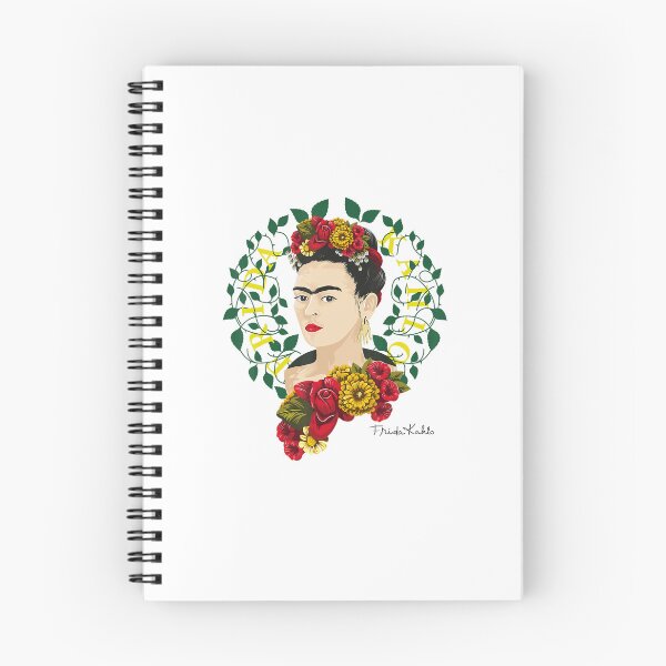 Item preview, Frida Kahlo Circular Floral Badge Design designed and sold by JosephMclinden.