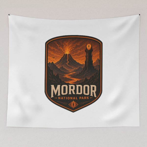 Item preview,  Mordor National Park designed and sold by FrontierCosmic.