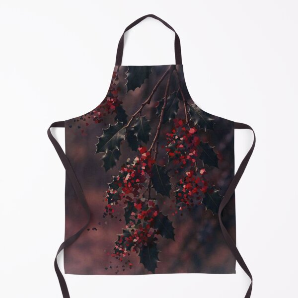Aperçu de l'œuvre Luminous Winter Holly créée et vendue par Catfcreations.
