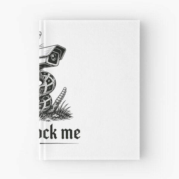 Item preview, Dont Flock Me Black Vintage Anti Surveillance Camera Snake Privacy Satire designed and sold by PhocoNibict.