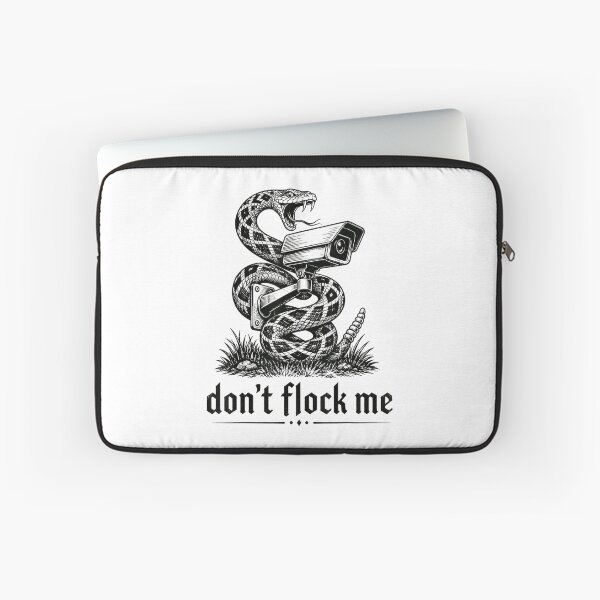 Item preview, Dont Flock Me Black Vintage Anti Surveillance Camera Snake Privacy Satire designed and sold by PhocoNibict.