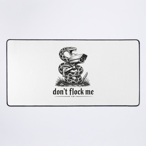 Item preview, Dont Flock Me Black Vintage Anti Surveillance Camera Snake Privacy Satire designed and sold by PhocoNibict.
