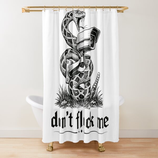 Item preview, Dont Flock Me Black Vintage Anti Surveillance Camera Snake Privacy Satire designed and sold by PhocoNibict.