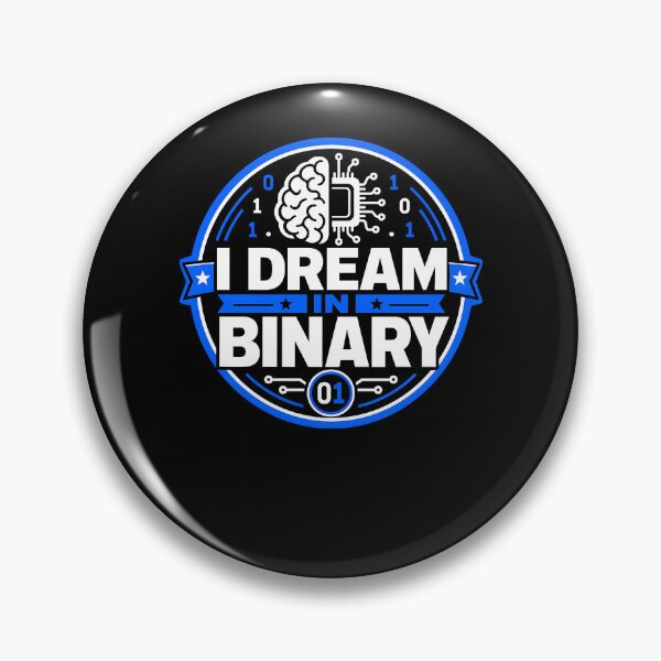 Item preview, I dream in binary designed and sold by FreshPixelArt.