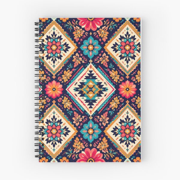 Item preview, Boho Folk Art Floral Pattern | Colourful Geometric Seamless Design designed and sold by My Gluten Free Life UK.