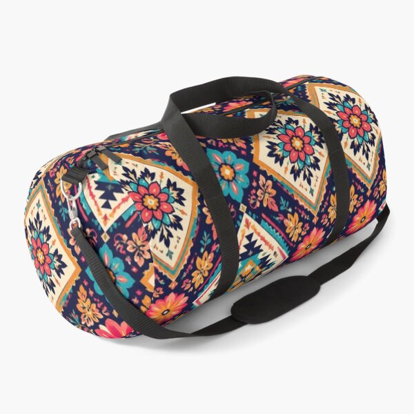 Item preview, Boho Folk Art Floral Pattern | Colourful Geometric Seamless Design designed and sold by My Gluten Free Life UK.