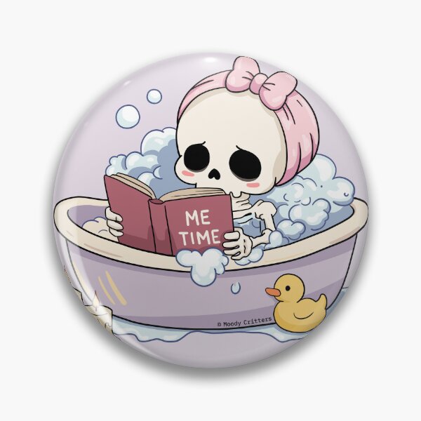 Item preview, Cute Skeleton Me Time Bubble Bath designed and sold by Moody Critters.