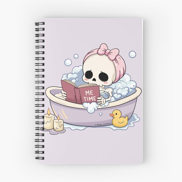Item preview, Cute Skeleton Me Time Bubble Bath designed and sold by Moody Critters.