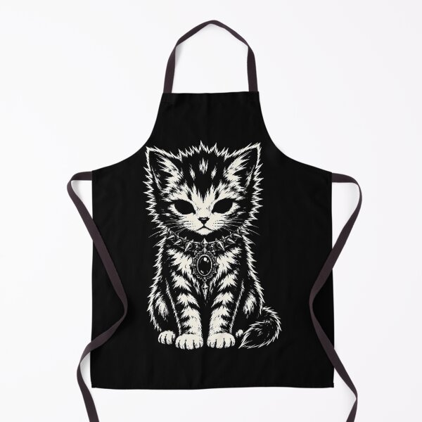 Item preview, Spooky Cat with Spiked Collar Design Halloween designed and sold by rafaeltto.