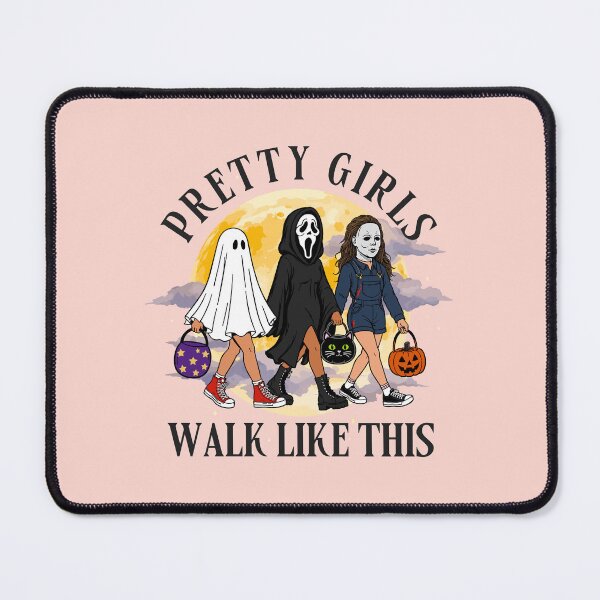 Item preview, Pretty Girls Walk Like This Halloween Horror Characters designed and sold by LunarDesignzz.