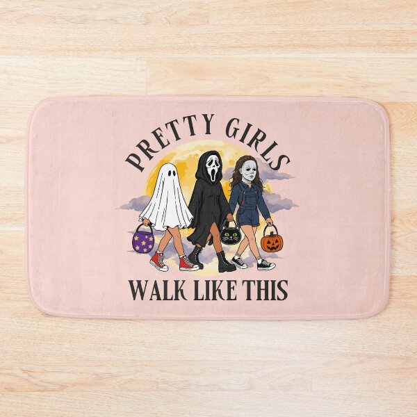 Item preview, Pretty Girls Walk Like This Halloween Horror Characters designed and sold by LunarDesignzz.