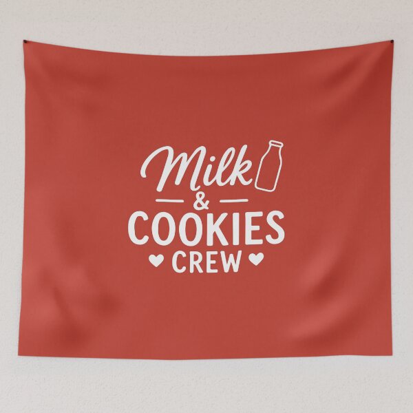 Item preview, Milk & Cookies Crew – Festive Holiday Art designed and sold by Tklezardesigns.