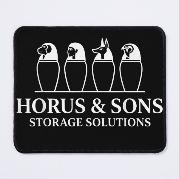 Item preview, Horus And Sons Storage Solutions Ancient Egypt Canopic Jars Mythology Humor designed and sold by PhocoNibict.