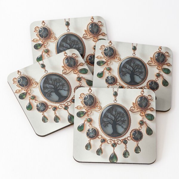 Item preview, Elegant Copper Tree of Life Necklace Design designed and sold by MFMart.