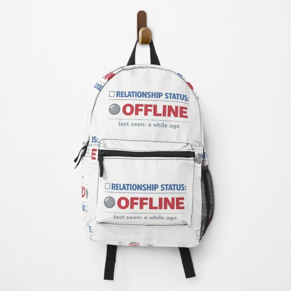 Item preview, Relationship Status: Offline – Retro Internet Humor designed and sold by Mad Factory Designs.