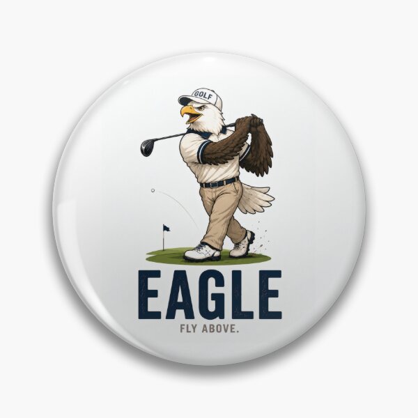 Item preview, Eagle Golf Bird Premium Golf Mascot Design designed and sold by SILENT JAPAN.