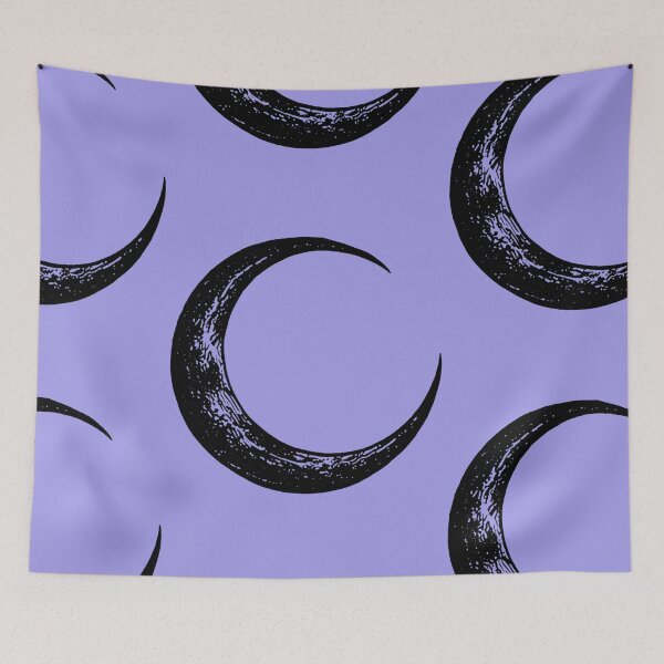 Item preview, Vintage Crescent Moon | Celestial Black and White Illustration  designed and sold by Marianarcezar.