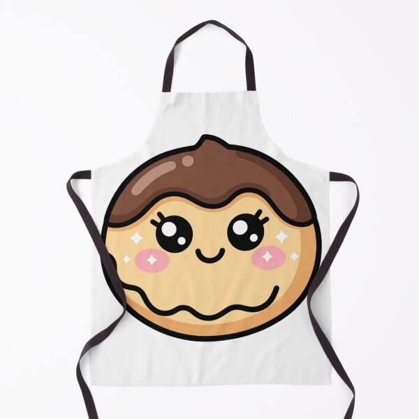 Item preview, Lindo y esperanzado dibujo animado de Kawaii Éclair | Adorable pegatina Éclair y diseño de regalo designed and sold by Rood Art Studio.