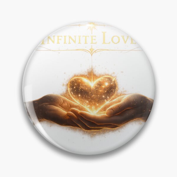 Item preview, Infinite Love | Golden Heart in Hands Celestial Spiritual T-Shirt designed and sold by CalmMandala.