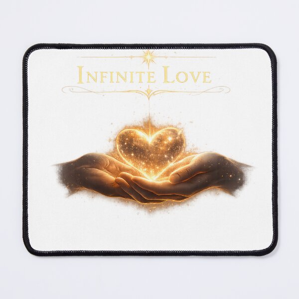Item preview, Infinite Love | Golden Heart in Hands Celestial Spiritual T-Shirt designed and sold by CalmMandala.