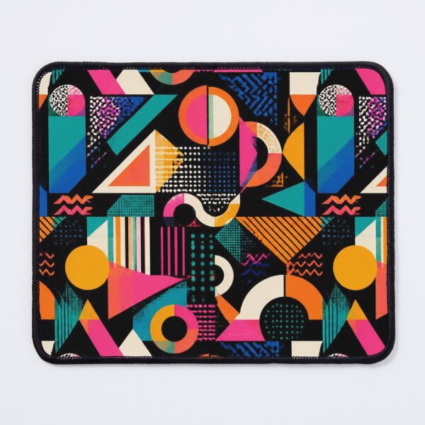 Item preview, Retro Memphis Geometric Pattern | Bold 80s Abstract Seamless Design designed and sold by My Gluten Free Life UK.