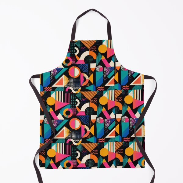 Item preview, Retro Memphis Geometric Pattern | Bold 80s Abstract Seamless Design designed and sold by My Gluten Free Life UK.